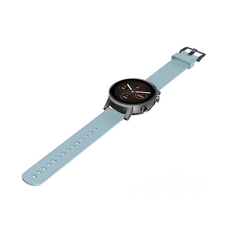 Силиконовый ремешок MOBVOI TicWatch E3/GTH/C2 Rubber Silicone Strap 20mm Blue