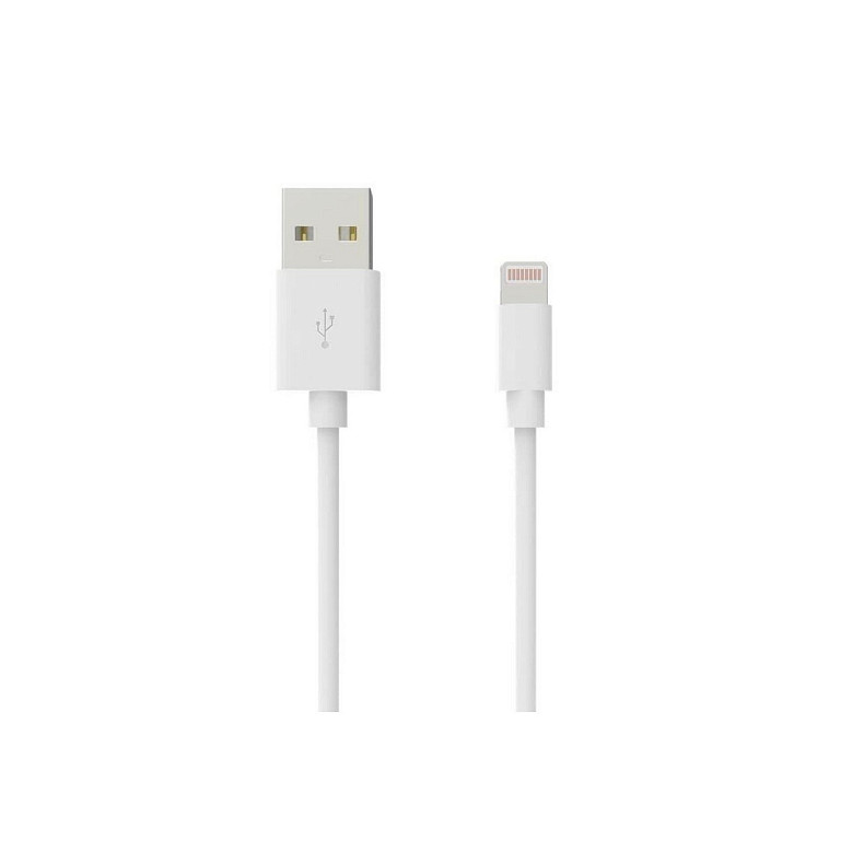 Сетевое зарядное устройство Grand-X (1xUSB 2.1А) White (CH-17WL) с защитой от перегрузки + кабель Li