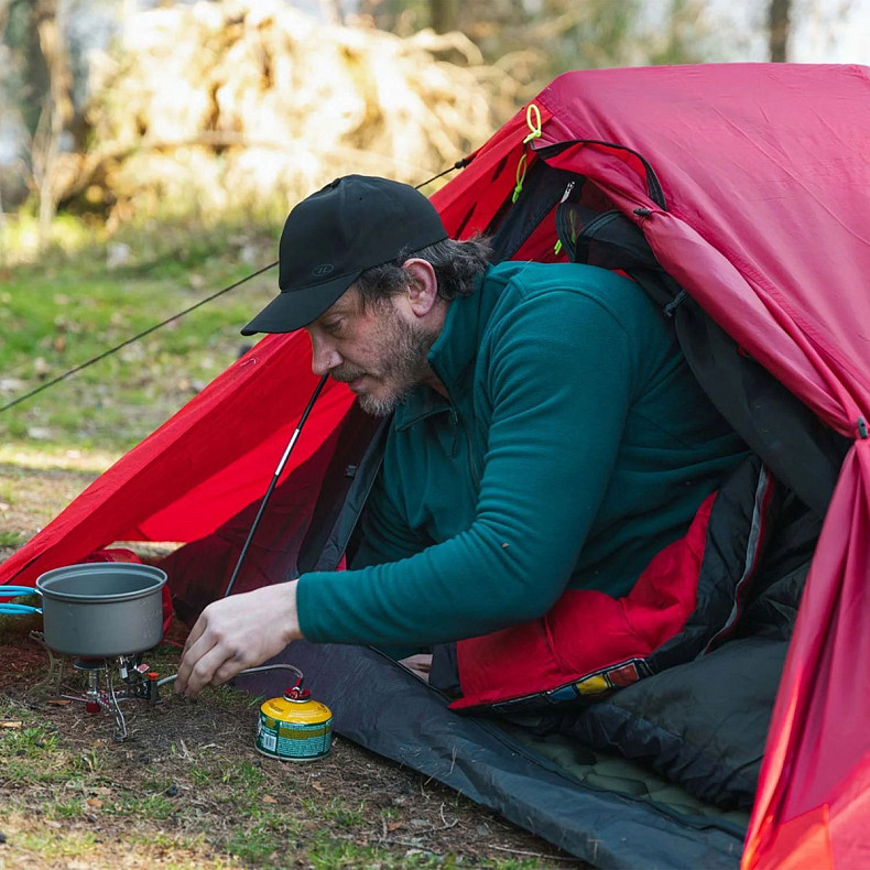Надувной коврик Highlander Nap-Pak Inflatable Sleeping Mat PrimaLoft 5 cm Olive (AIR072-OG)