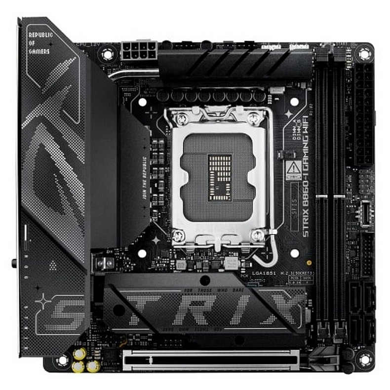 Материнcька плата ASUS ROG STRIX B860-I GAMING WIFI s1851 B860 2xDDR5 M.2 DP HDMI USB Type-C Wi-Fi B