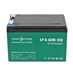 Акумуляторна батарея LogicPower LP 12V 12AH (6-DZM-12) AGM