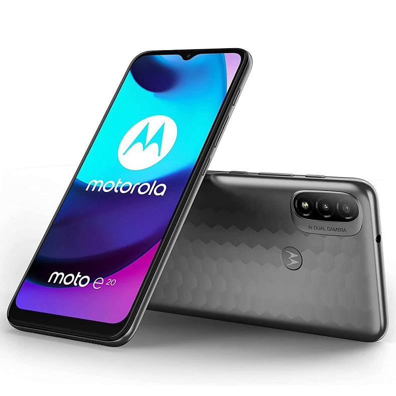 Смартфон Motorola Moto E20 2/32GB Dual Sim Graphite Gray (TKOMOTSZA0096)_