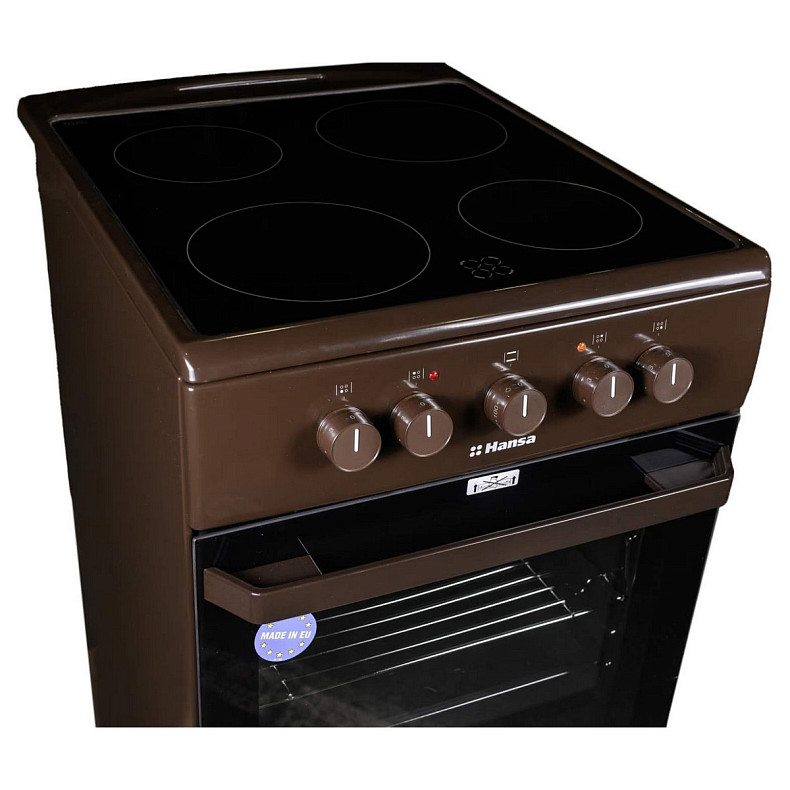 Плита Hansa електрична, 50х60см, 68л, коричневий