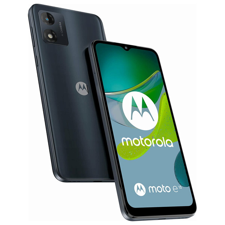 Смартфон Motorola Moto E13 2/64GB Dual Sim Cosmic Black (PAXT0034RS)