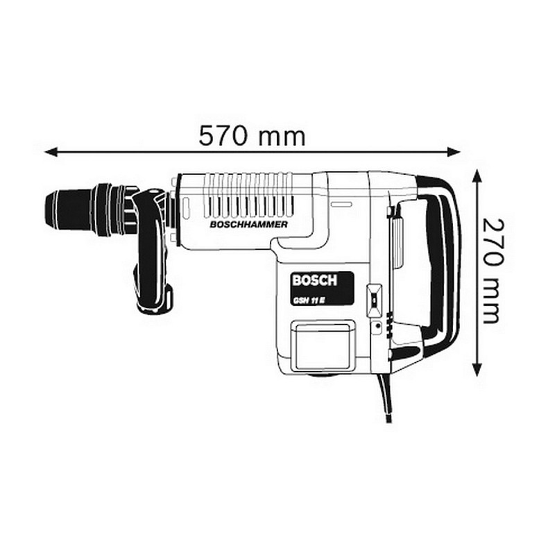 Отбойный молоток Bosch GSH 11 E (0611316708)