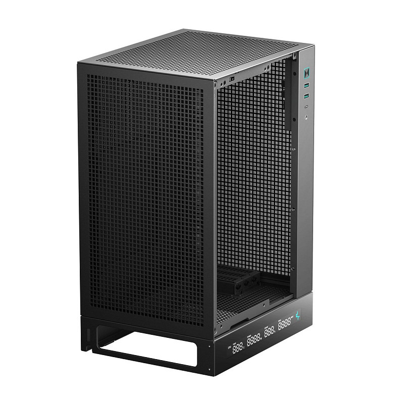 Корпус DeepCool CH170 Digital Black (R-CH170-BKNPI0D-G-1) без БП