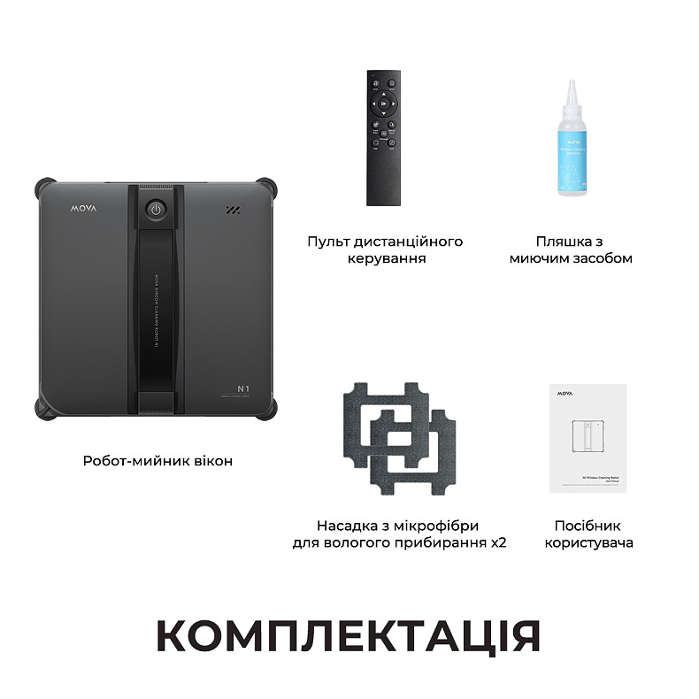 Робот для мойки окон MOVA N1 Black