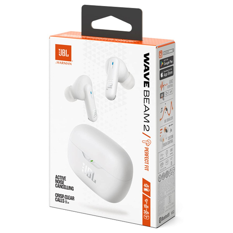 Навушники JBL Wave Beam 2 White (JBLWBEAM2WHT)