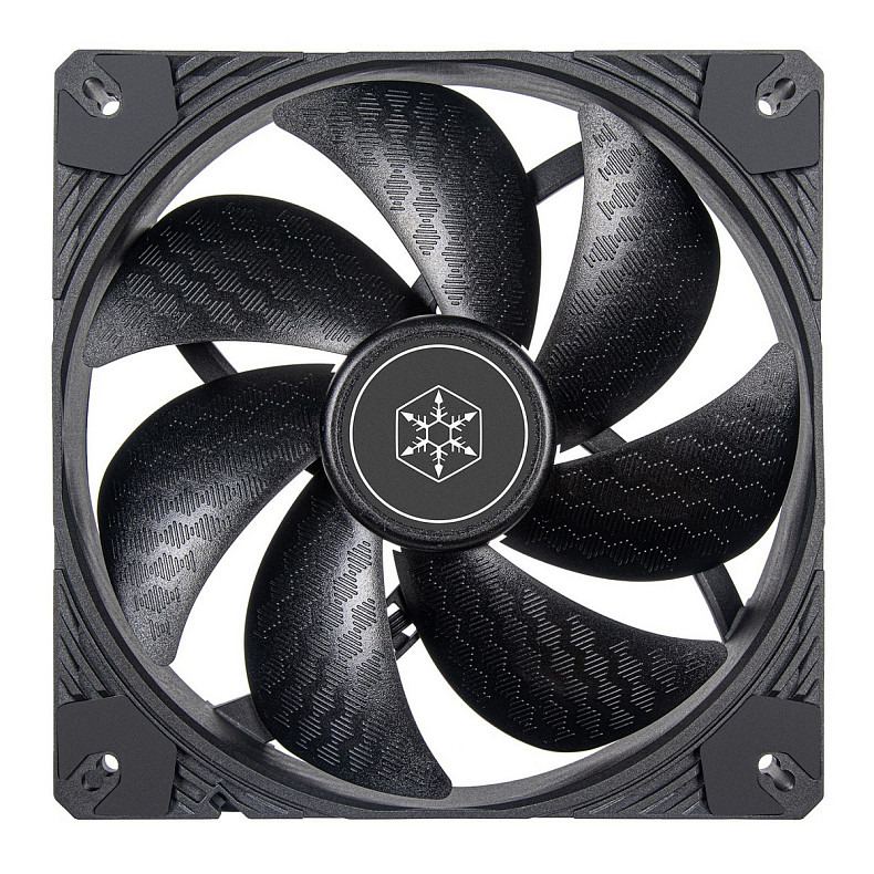 Корпусний вентилятор SilverStone Shark Force SF140B, 140mm, 2200rpm, 4pin PWM, 38.3dBa