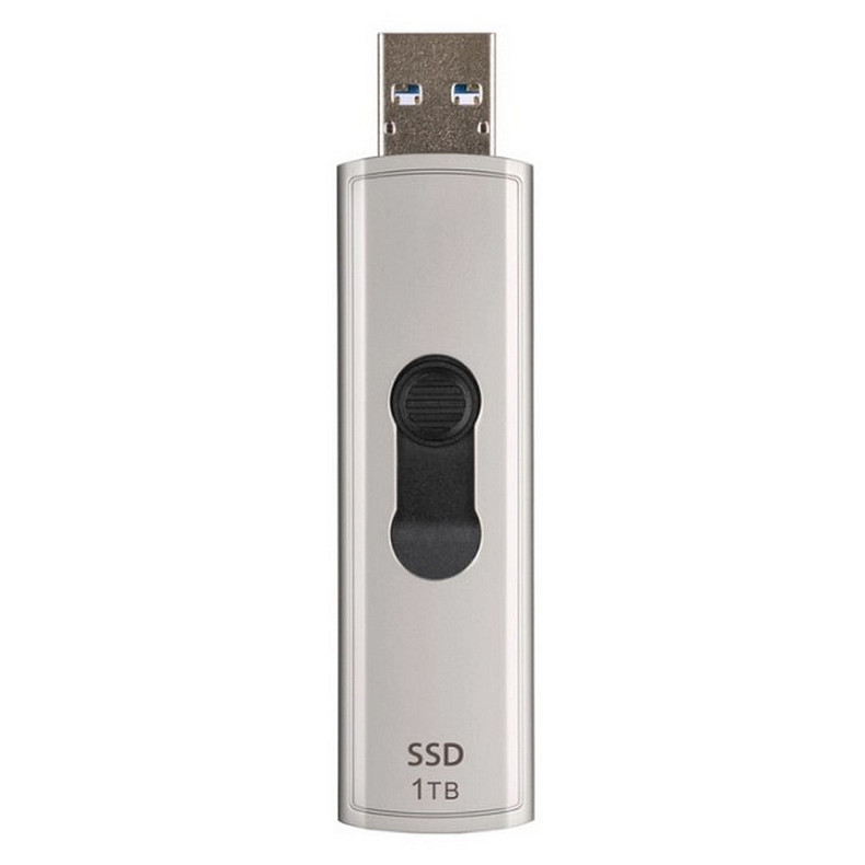 SSD зовнішній Transcend 1TB ESD320A, USB 10Gbps, Type-A, Silver