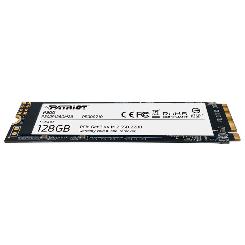 SSD диск Patriot P300 128GB M.2 2280 PCIe NVMe 3.0 x4 TLC (P300P128GM28)