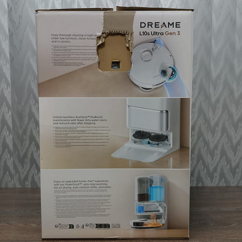 Робот-пилосос миючий Dreame Bot L10s Ultra Gen 3 White - Уцінка