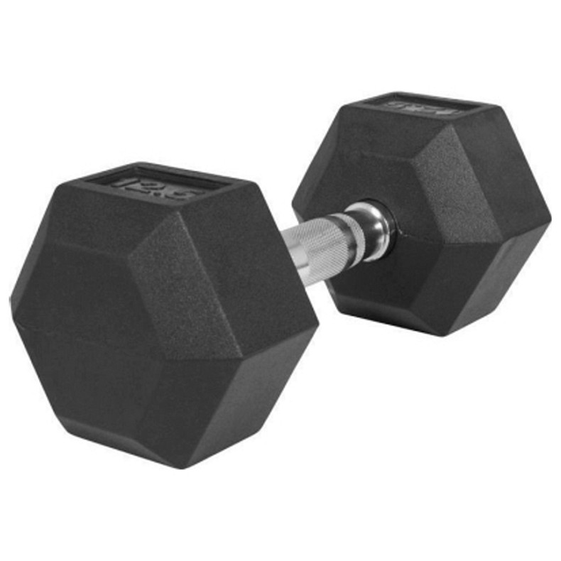 Гантель гексогональная обрезиненная Stein 12.5 кг