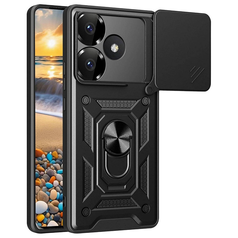 Чeхол-накладка BeCover Military для Poco F6 Black (712165)