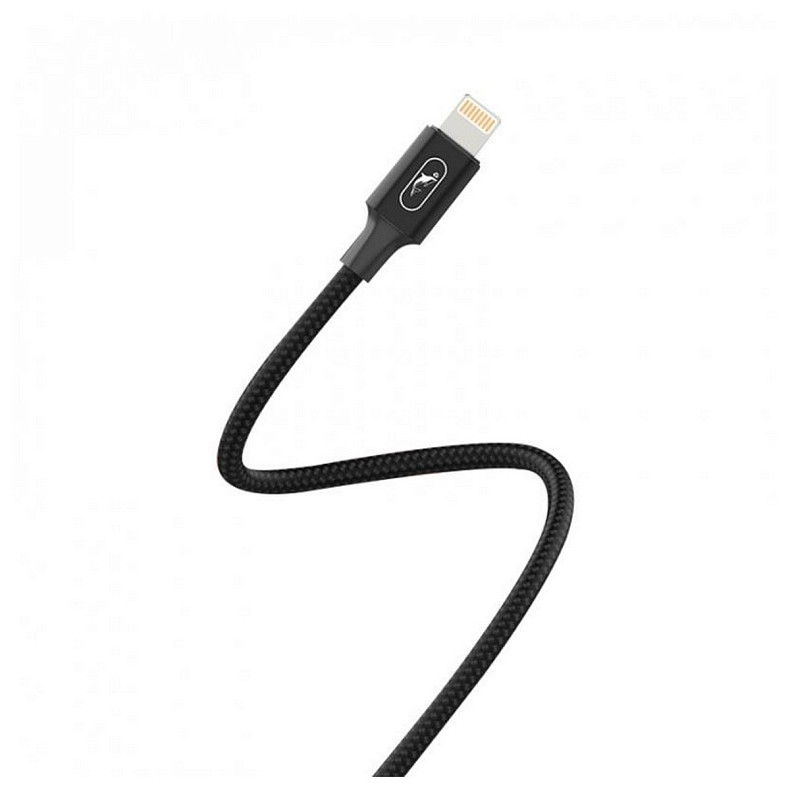 Кабель SkyDolphin S55L Neylon USB - Lightning (M/M), 1 м, Black (SDUSB-000434)