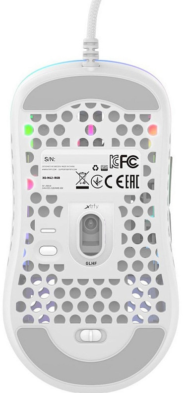 Мышь Xtrfy M42 RGB USB White