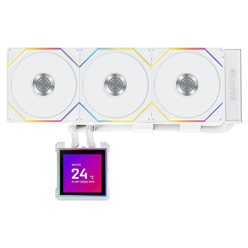 Система водяного охолодження Lian Li HydroShift II LCD-S 360TL White (G89.GHS2LCDS36TW.00)
