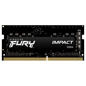 ОЗП Kingston Fury Impact DDR4 SO-DIMM 16GB 2666 MHz (KF426S15IB1/16)