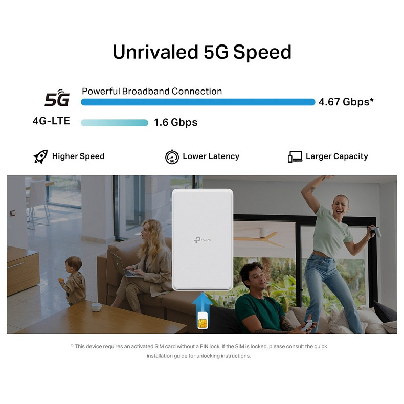 Зовнішній маршрутизатор TP-LINK NE200, 5G, 1x2.5GE LAN (PoE)