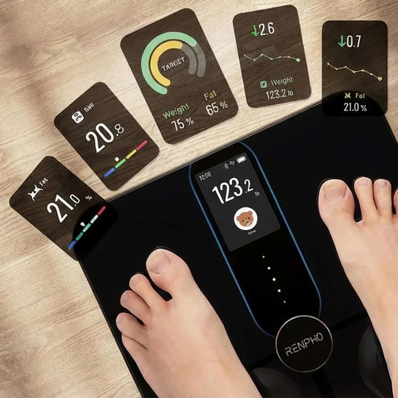 Умные весы RENPHO Elis Nova Smart WiFi Body Scale - Black