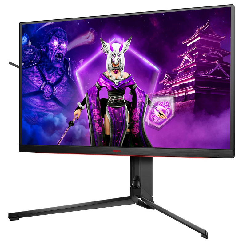 TFT 31,5" AOC AGON PRO AG324UX, 4K UHD, IPS, 144Hz, 1ms, 2xHDMI, DP, USB-C, USB-hub, HAS, Pivot, кол.