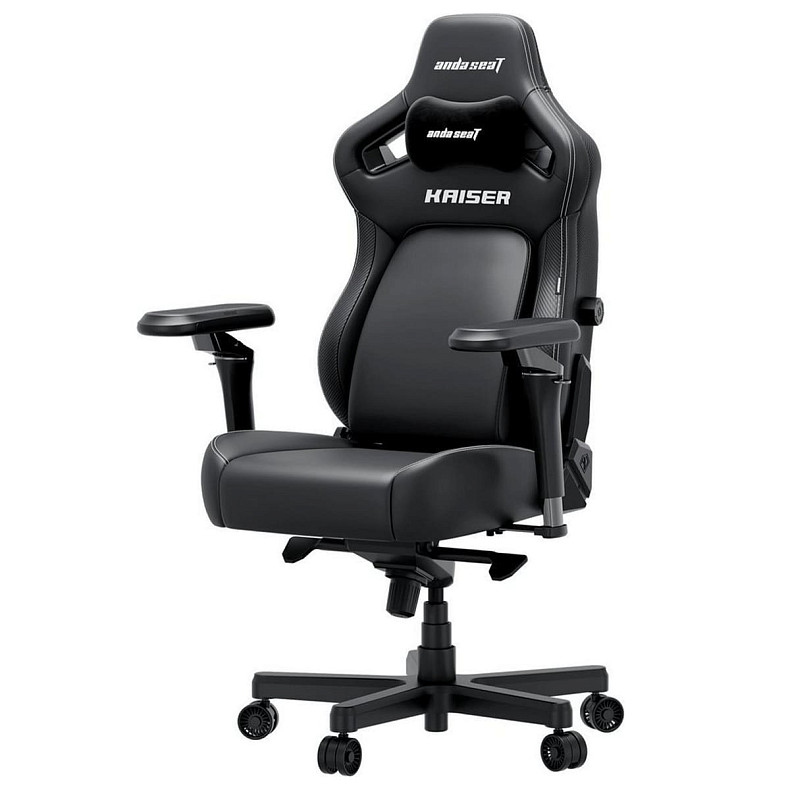 Кресло игровое Anda Seat Kaiser 4 V2 Elegant Black PVC Size XL (AD12YDDC-XLL-20-B-PV/C-03)