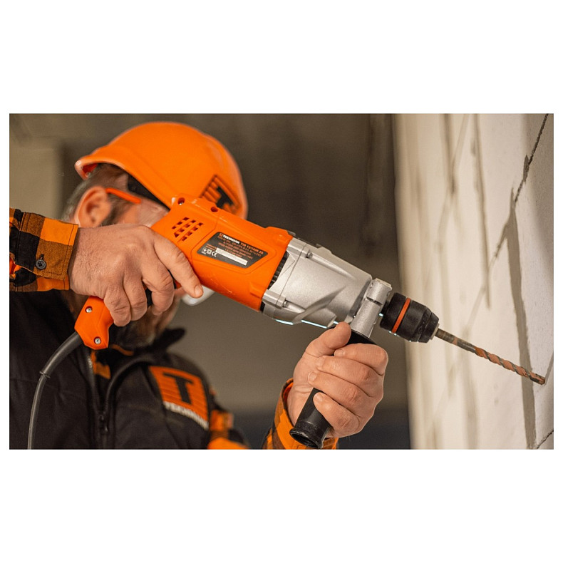 Дрель ударная Tekhmann TID-13/1200 2S 1200Вт ШЗП 13мм 0-1100/2800об·мин 3.6кг