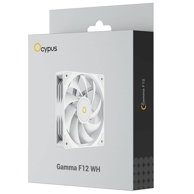 Корпусный вентилятор Ocypus GAMMA F12 WH 120MM (GAMMA-F12-WH1NN00X-GL)