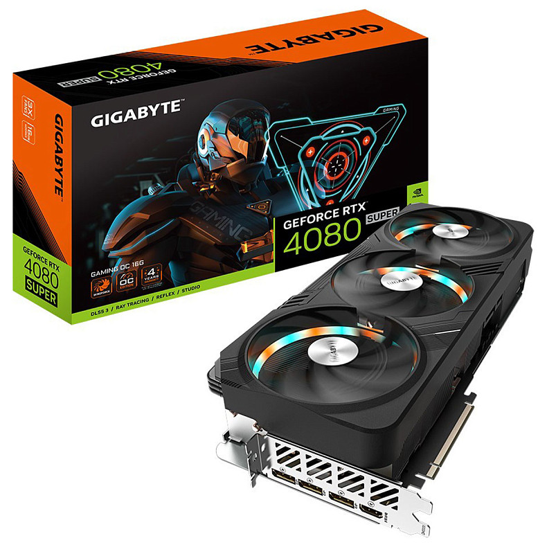 Відеокарта GF RTX 4080 Super 16GB GDDR6X Gaming OC Gigabyte (GV-N408SGAMING OC-16GD)