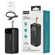 УМБ Choetech 40000mAh, 22,5W PD QC3.0, USB-C In/out, 2xUSB-A Li-pol черная