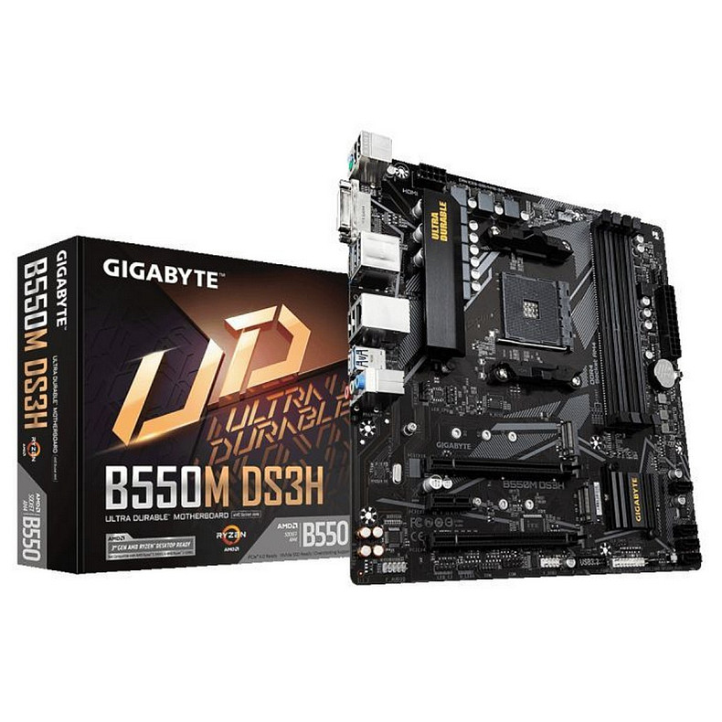 Материнская плата Gigabyte B550M DS3H R2 Socket AM4