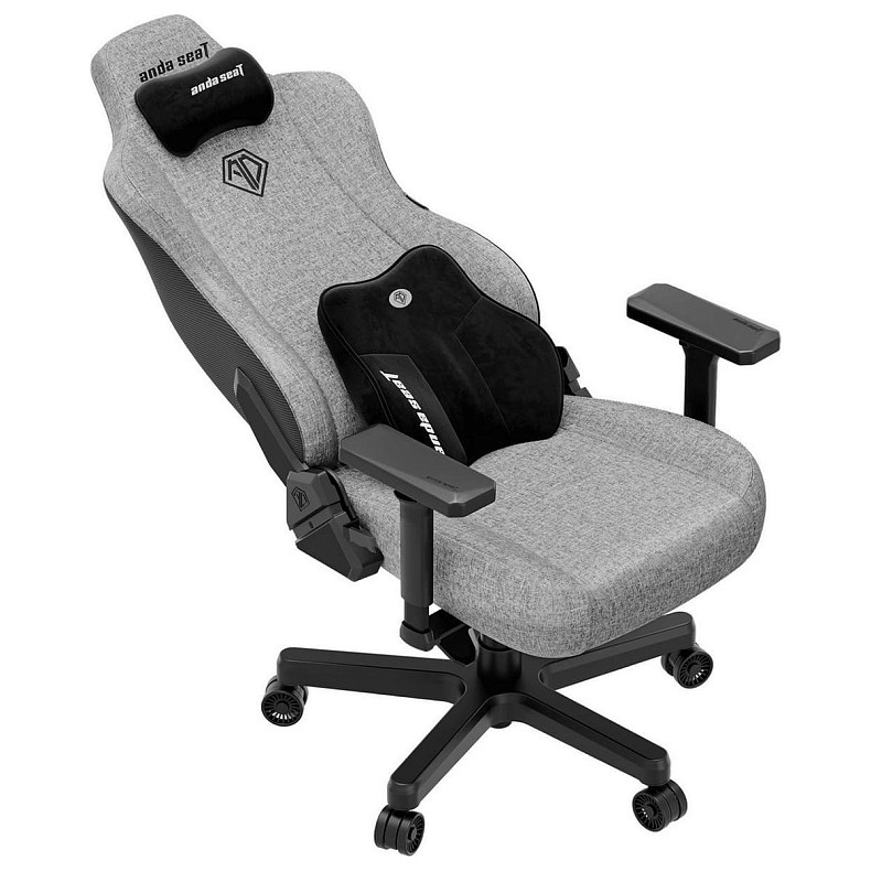 Кресло игровое Anda Seat Kaiser 3E Grey Fabric Size XL (AD23YC-XL-09-G-CF-G01)