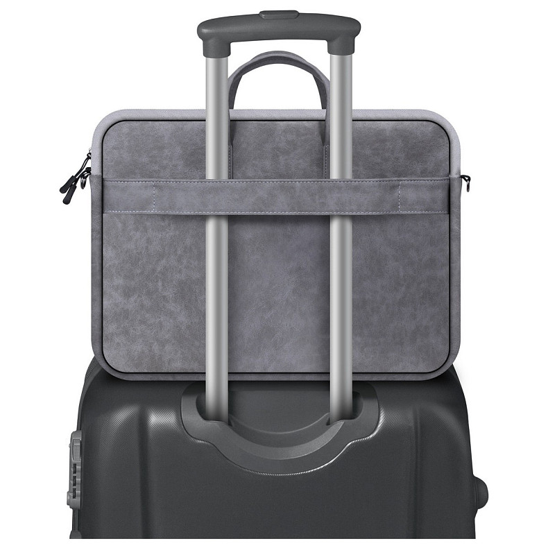 Сумка для ноутбука 15.6'' Defender Solid PU кожа, серая