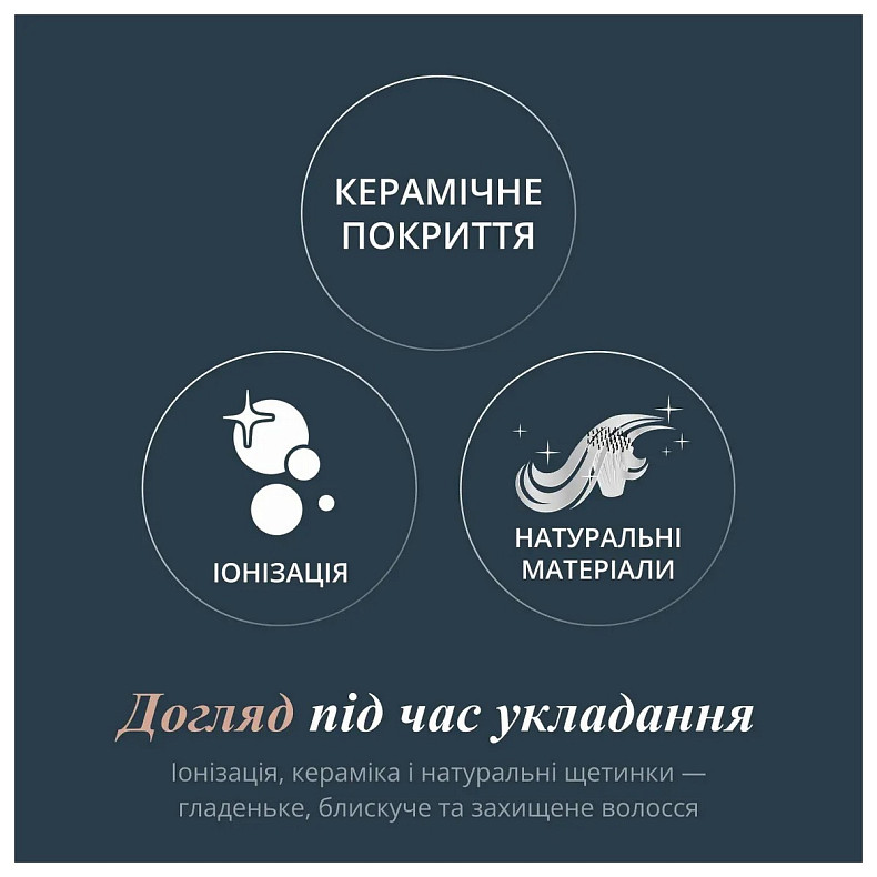 Фен-щітка Rowenta Air Brush 3D, 1200Вт, 3 режими, іоніз-я, хол. обдув, функція фену, кераміка, чорно