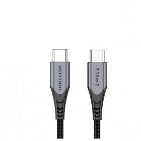 Кабель Vention USB-C - USB-C, 1 m, Grey (TAHHF)