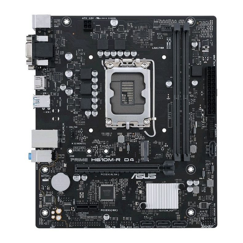 Материнська плата Asus Prime H610M D4-SI Socket 1700