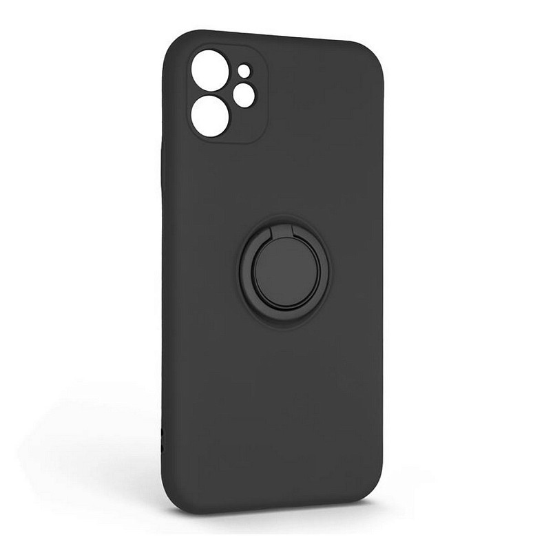 Чехол-накладка Armorstandart Icon Ring для Apple iPhone 11 Black (ARM68641)