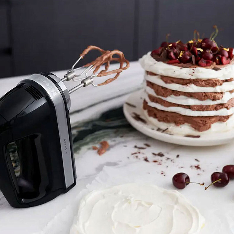 Миксер KitchenAid 5KHM9212EOB ручной 9 скоростей черный