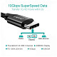 Кабель USB 3.1 Gen2 Type-C M-M, 2.0 м, (100W,4K60Hz) оплетка, черный Choetech