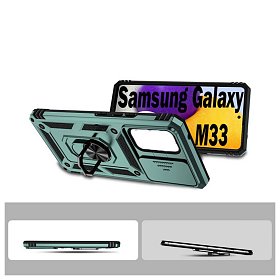 Чохол-накладка BeCover Military для Samsung Galaxy M33 SM-M336 Dark Green (707390)