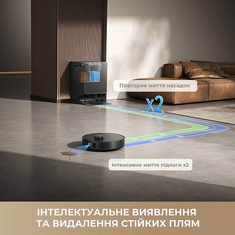 Робот-пылесос моющий Dreame Bot Matrix 10 Pro White