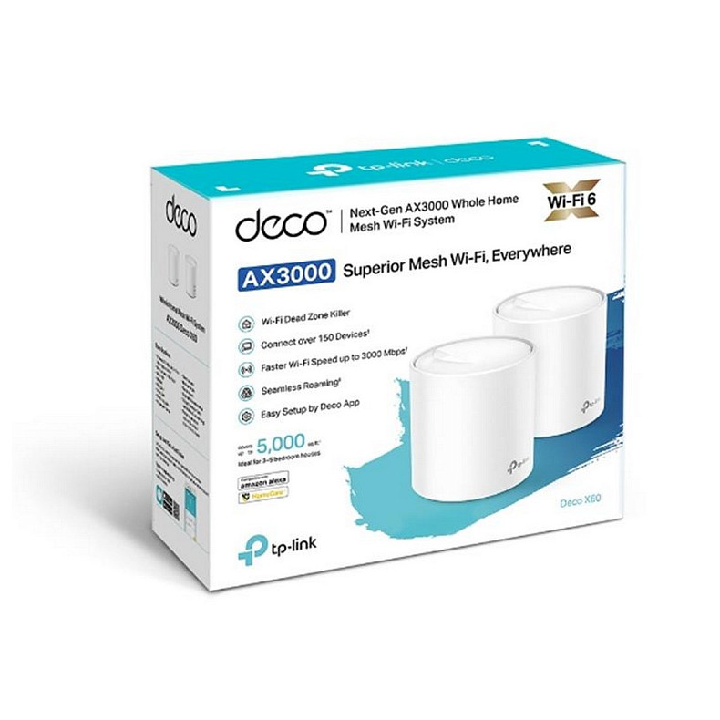 WiFi Mesh система TP-Link Deco X60 2-pack