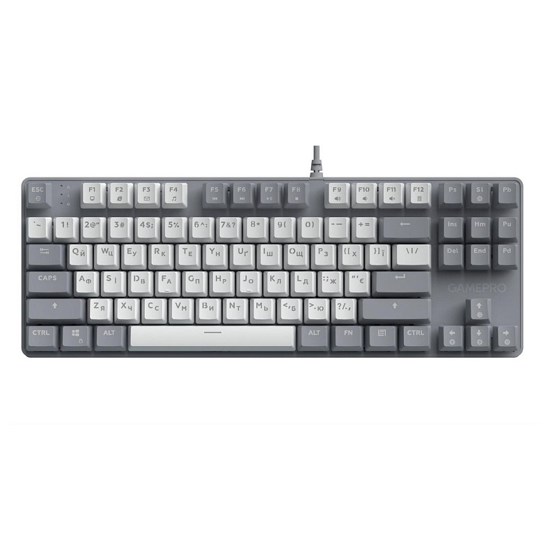 Клавіатура GamePro Genesis Metallic MK110G Outemu Red Swithes USB Gray