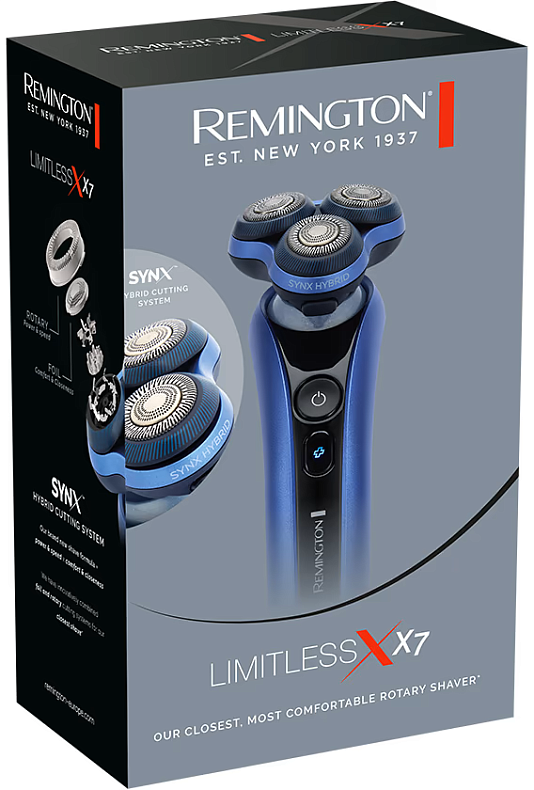 Электрическая бритва Remington X7 Limitless X XR1775, черно-синий
