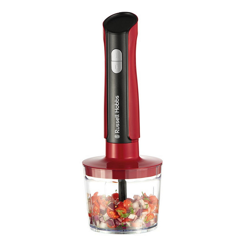 Блендер Russell Hobbs погружной Desire Red, 500Вт, чаша-500мл, венчик, мини-изд., красный