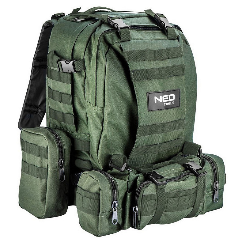 Рюкзак Neo Tools, 4в1, 40л, поліестер 600D, камуфляж (84-326)