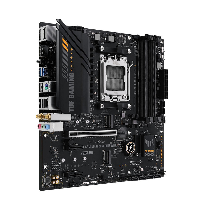 Материнская плата ASUS A620M-F GAMING WIFI sAM5 A620 4xDDR5 HDMI DP Wi-Fi BT mATX