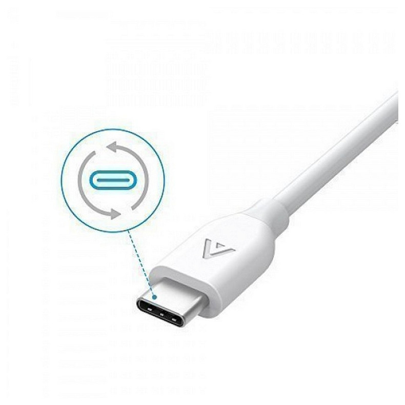 Кабель ANKER Powerline USB-C to USB-A 3.0 - 0.9м V3 (White)