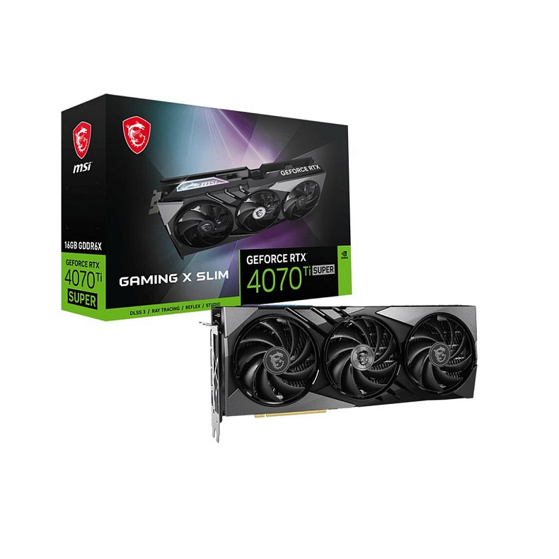 Відеокарта MSI GeForce RTX 4070 Ti SUPER 16GB GDDR6X GAMING X SLIM