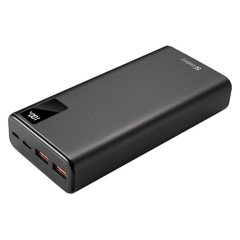 УМБ Sandberg PD 20000mAh 20W 3A QC3.0, 2xUSB, Type-C OUT